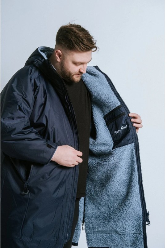 Hazy Blue Adults Padstow Riding All Weather Robe Navy Hazy Blue Adults Padstow Riding All Weather Robe Navy