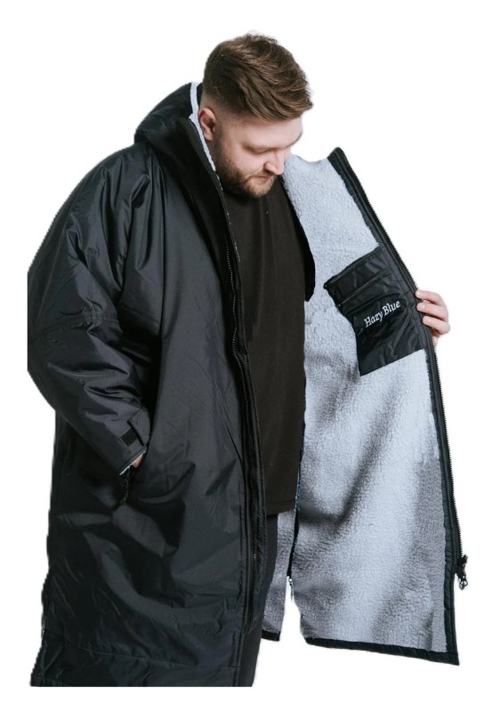 Hazy Blue Adults Padstow Riding All Weather Robe Black Hazy Blue Adults Padstow Riding All Weather Robe Black