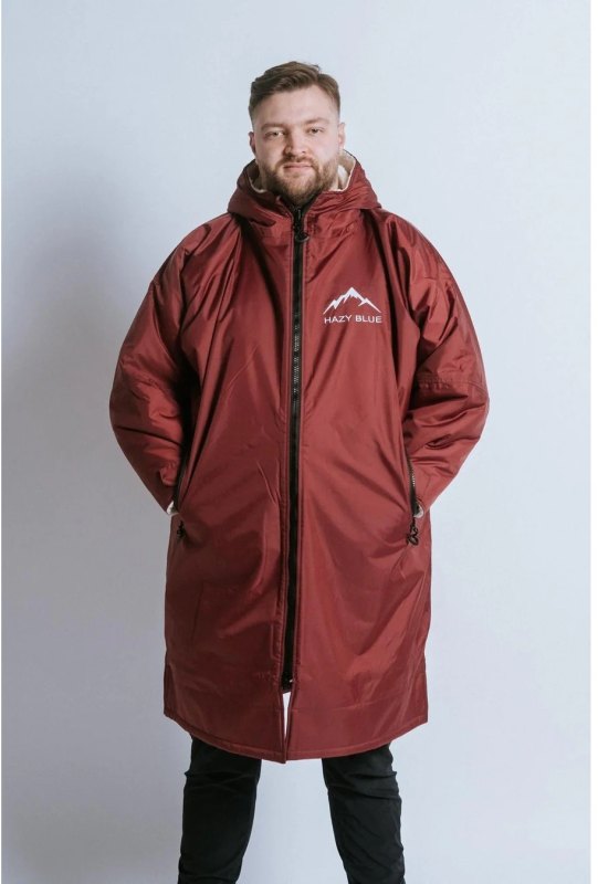 Hazy Blue Adults Padstow Riding All Weather Robe Burgundy Hazy Blue Adults Padstow Riding All Weather Robe Burgundy