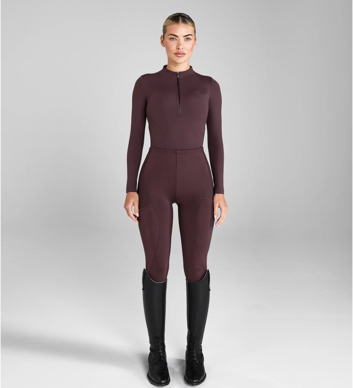 Aztec Diamond Ladies Core Leggings Deep Mauve Aztec Diamond Ladies Core Leggings Deep Mauve