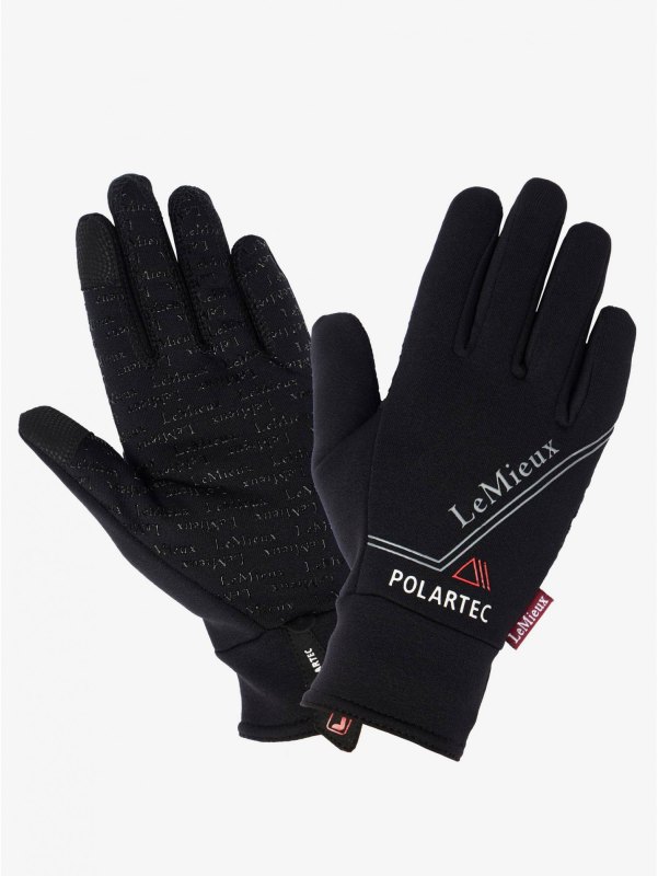 LeMieux Polartec Gloves Black LeMieux Polartec Gloves Black