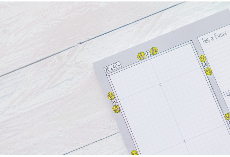 Emily Cole 20 x 40m Arena Note Pad Emily Cole 20 x 40m Arena Note Pad