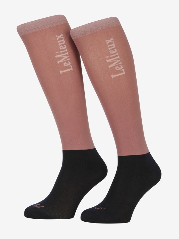 LeMieux Competition Socks 2 Pack Peony LeMieux Competition Socks 2 Pack Peony