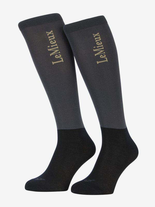 LeMieux Competition Socks 2 Pack Dusk Blue LeMieux Competition Socks 2 Pack Dusk Blue
