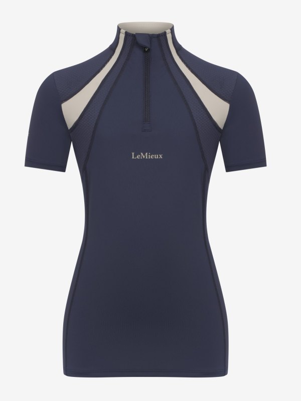 LeMiuex Young Rider Short Sleeve Mia Mesh Baselayer Dusk Blue LeMiuex Young Rider Short Sleeve Mia Mesh Baselayer Dusk Blue