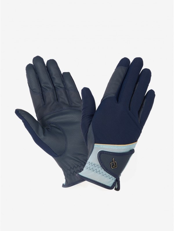 LeMieux Pro Mesh Glove Navy/Aqua LeMieux Pro Mesh Glove Navy/Aqua