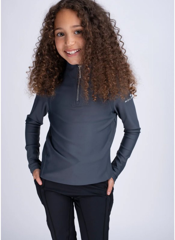 Mochara Technical Base Layer Young Rider - Charcoal Mochara Technical Base Layer Young Rider - Charcoal