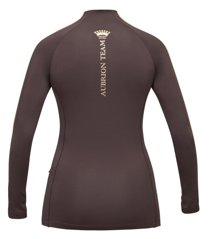Aubrion Team Long Sleeve Baselayer Umber Aubrion Team Long Sleeve Baselayer Umber