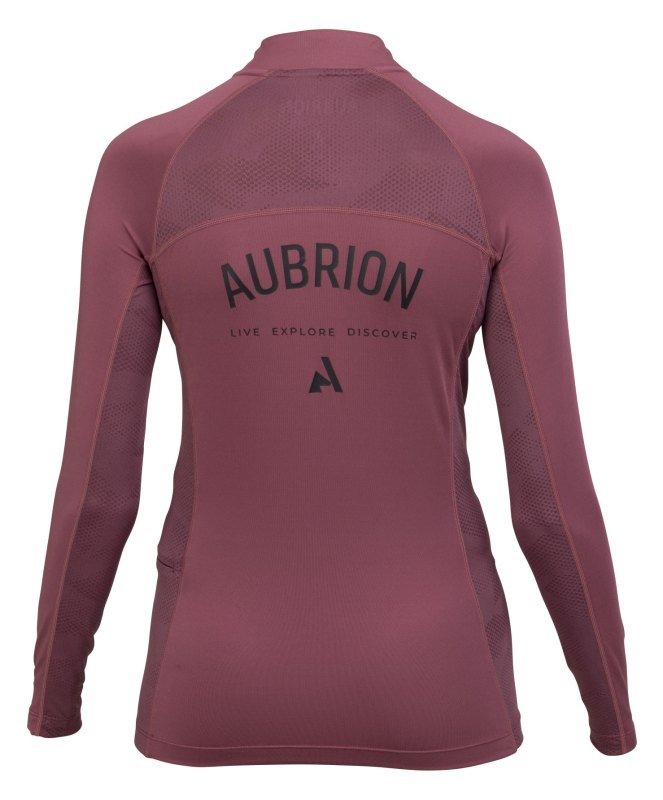 Aubrion React Long Sleeve Baselayer Mauve Aubrion React Long Sleeve Baselayer Mauve