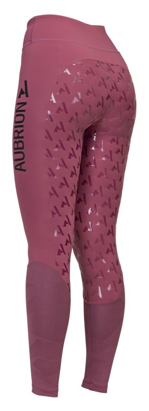Aubrion React Rhythm Riding Tights Mauve Aubrion React Rhythm Riding Tights Mauve