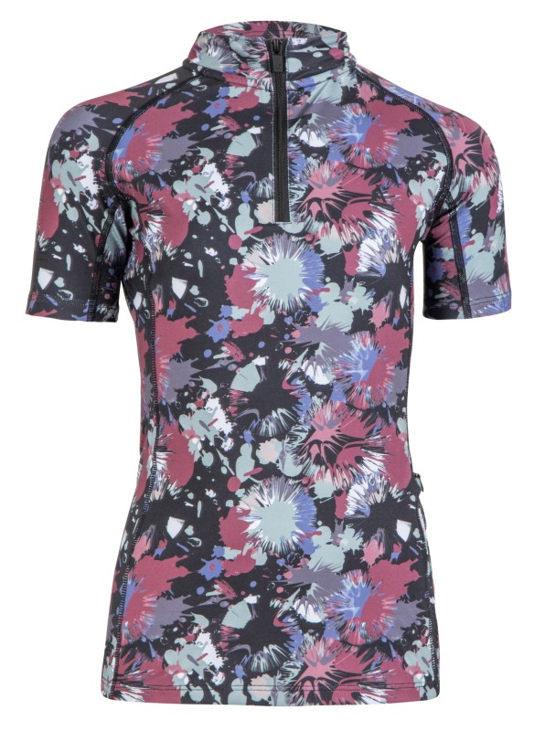 Aubrion React Young Rider Short Sleeve Baselayer Abstract Aubrion React Young Rider Short Sleeve Baselayer Abstract