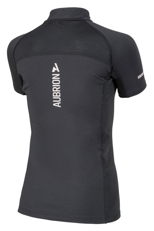 Aubrion React  Young Rider Short Sleeve Baselayer Shadow Aubrion React  Young Rider Short Sleeve Baselayer Shadow