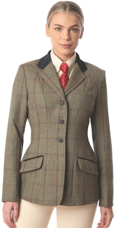 Equetech Ladies  Launton Deluxe Tweed Riding Jacket Equetech Ladies  Launton Deluxe Tweed Riding Jacket