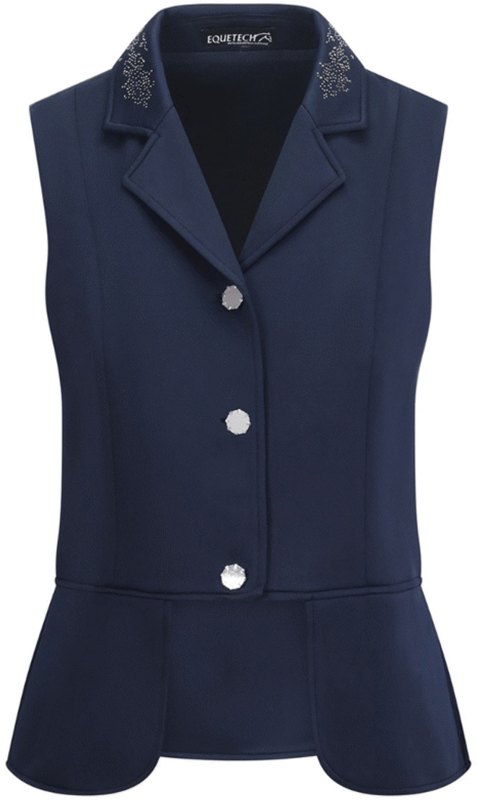 Equetech Ladies Crystal Dressage Waistcoat Equetech Ladies Crystal Dressage Waistcoat