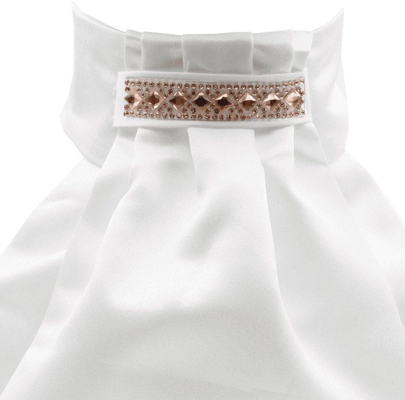 Equetech Rose Gold Prism Deluxe Ready-Tied Stock Equetech Rose Gold Prism Deluxe Ready-Tied Stock