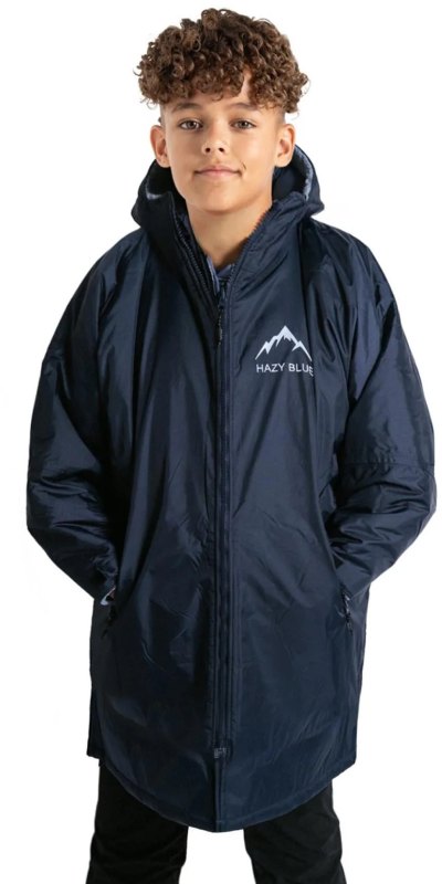 Hazy Blue Junior Truro Riding All Weather Robe Navy Hazy Blue Junior Truro Riding All Weather Robe Navy