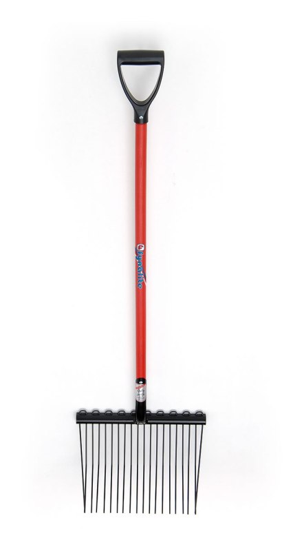 Fyna-Lite Shavings Fork Standard D-Grip Handle  Fyna-Lite Shavings Fork Standard D-Grip Handle