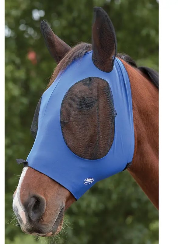 WeatherBeeta Deluxe Stretch Bug Eye Saver With Ears Royal/Black WeatherBeeta Deluxe Stretch Bug Eye Saver With Ears Royal/Black