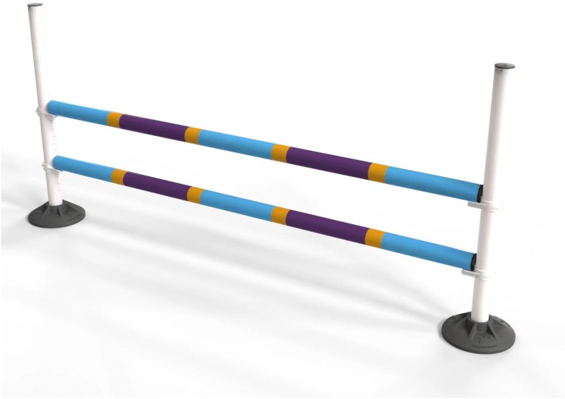 PolyJumps Upright Pole Stand Intro Set I 2 Pole  PolyJumps Upright Pole Stand Intro Set I 2 Pole