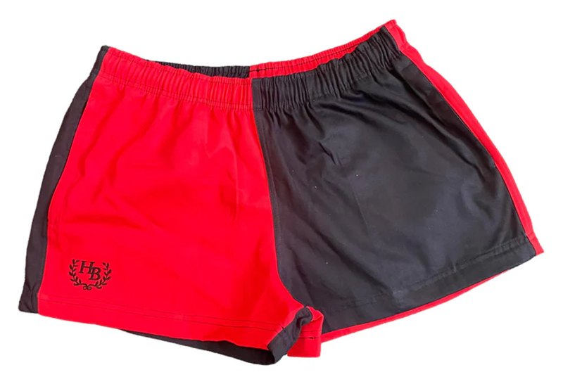 red black