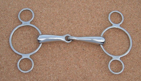 Buckley Bits Show Jump Jointed 2 Ring Bit