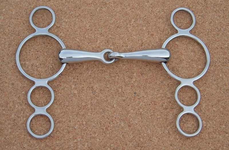 Show Jump Jointed 3 Ring Gag Show Jump Jointed 3 Ring Gag