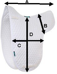 Griffin NuuMed NM08A Hi-Wither Dressage Numnah Griffin NuuMed NM08A Hi-Wither Dressage Numnah