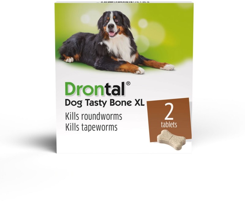 Drontal Dog Tasty Bone XL Wormer Tablets Drontal Dog Tasty Bone XL Wormer Tablets