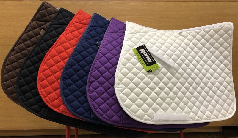 Roma Cotton Quilted Saddle Cloth Roma Cotton Quilted Saddle Cloth