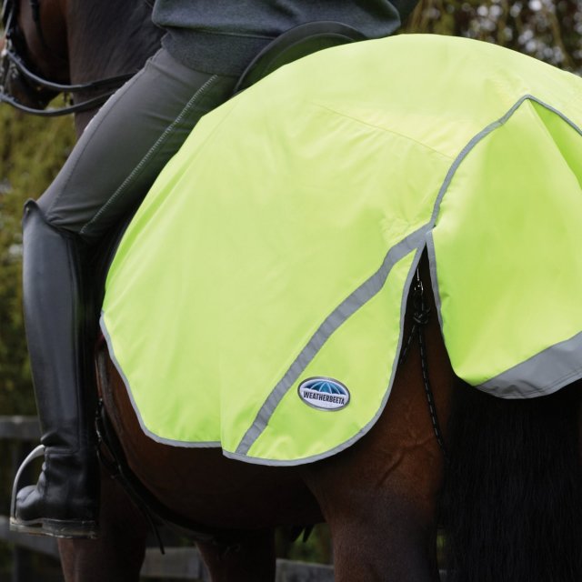 Weatherbeeta Horse Rugs WeatherBeeta 300D Reflective Exercise Sheet Yellow