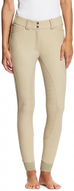 Ariat Riding Apparel Ariat® Tri Factor Grip Tan Full Seat Breeches