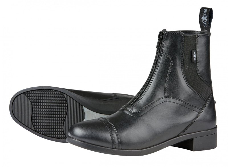 Saxon Syntovia Zip Junior Paddock Boots Saxon Syntovia Zip Junior Paddock Boots