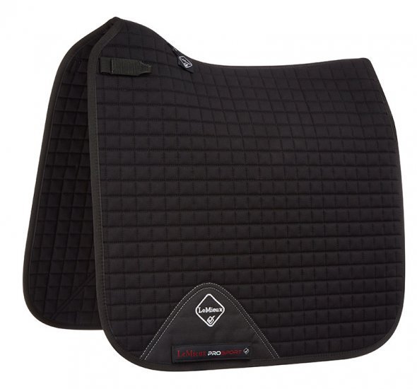 LeMieux LeMieux Pro Sport Cotton Dressage Square Black