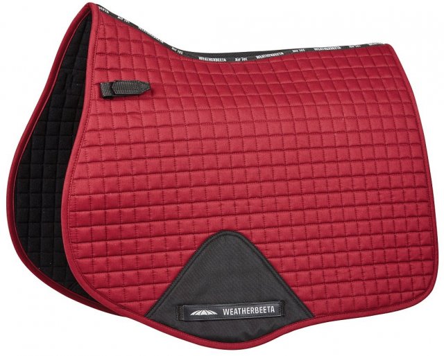 Weatherbeeta Products WeatherBeeta Prime All Purpose Maroon Saddle Pad