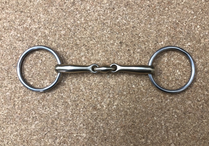 Loose Ring Lozenge Snaffle Brass Alloy Loose Ring Lozenge Snaffle Brass Alloy
