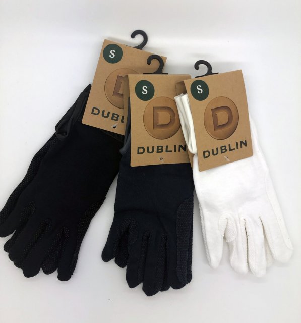 Dublin Pimple Cotton Riding Gloves