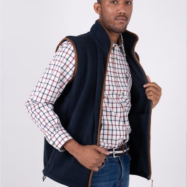 apotheek aanraken Pennenvriend Hazy Blue Bentley Mens Gilet Body Warmer - Townfields Saddlers