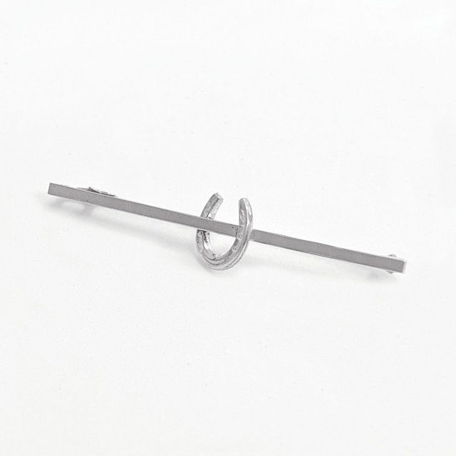 Equetech Equetech Horseshoe Stock Pin Silver