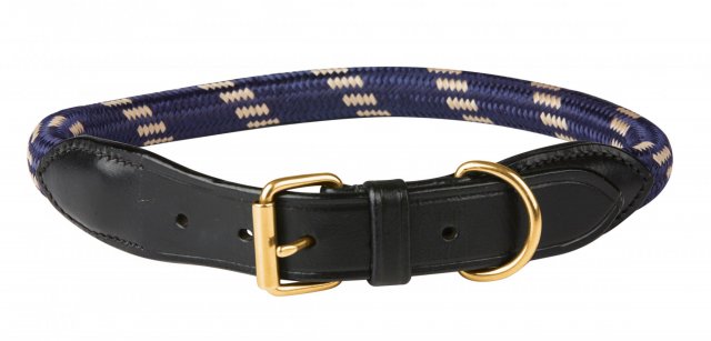 Weatherbeeta Products Weatherbeeta Rope Leather Dog Collar