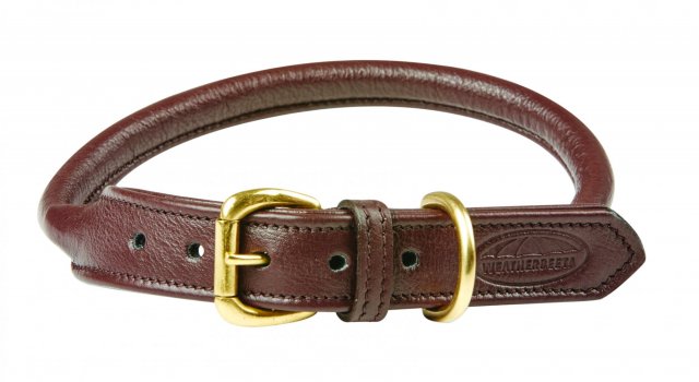 Weatherbeeta Products Weatherbeeta Rolled Leather Dog Collar