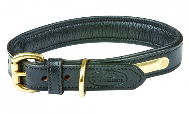 Weatherbeeta Products Weatherbeeta Padded Leather Dog Collar