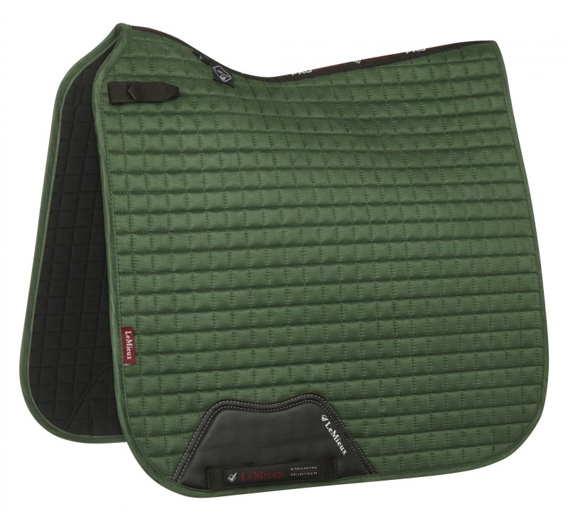 LeMieux Suede Dressage Square Hunter Green LeMieux Suede Dressage Square Hunter Green