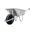 Townfields 85L Galvanised Steel Wheelbarrow in Silver