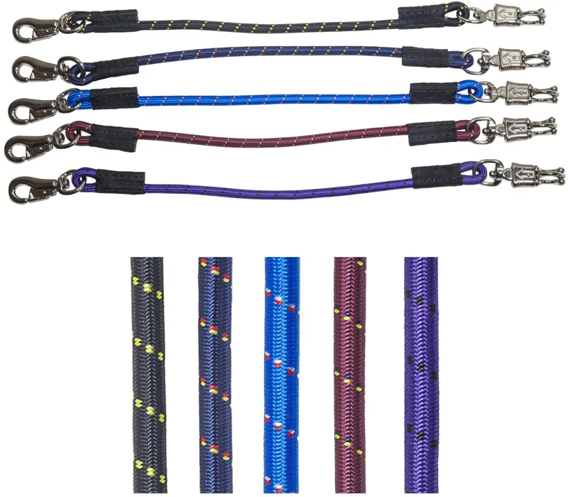 Townfields Elastic Bungee Stable/Trailer Ties in Purple