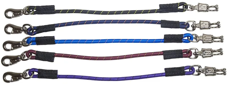 Townfields Elastic Bungee Stable/Trailer Ties in Purple-1