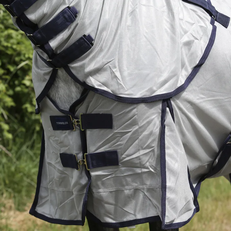 Townfields Fly Mesh Rug in Grey-1