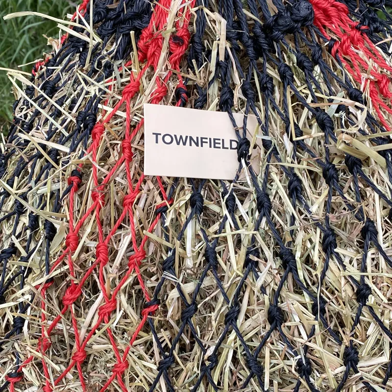 Townfields Large Haylage Net in Black and Red-1
