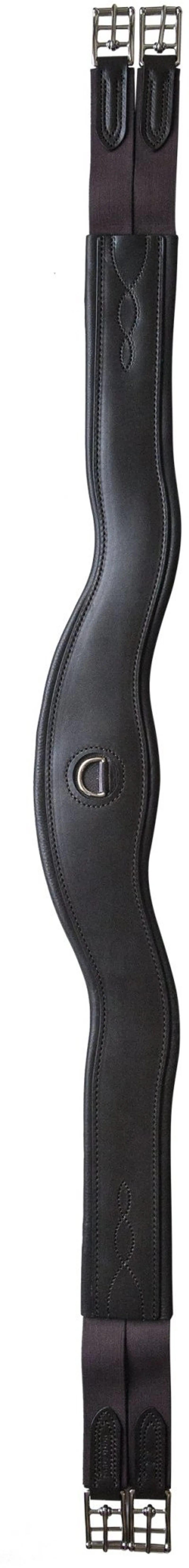 Townfields Leather Anatomic Girth in Black-1