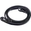 Townfields Leatherwork Half Rubber Covered Dressage Reins in Black