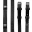 Townfields Shrewley Ultra Grip English Rubber Reins 5/8 inchx54 Black